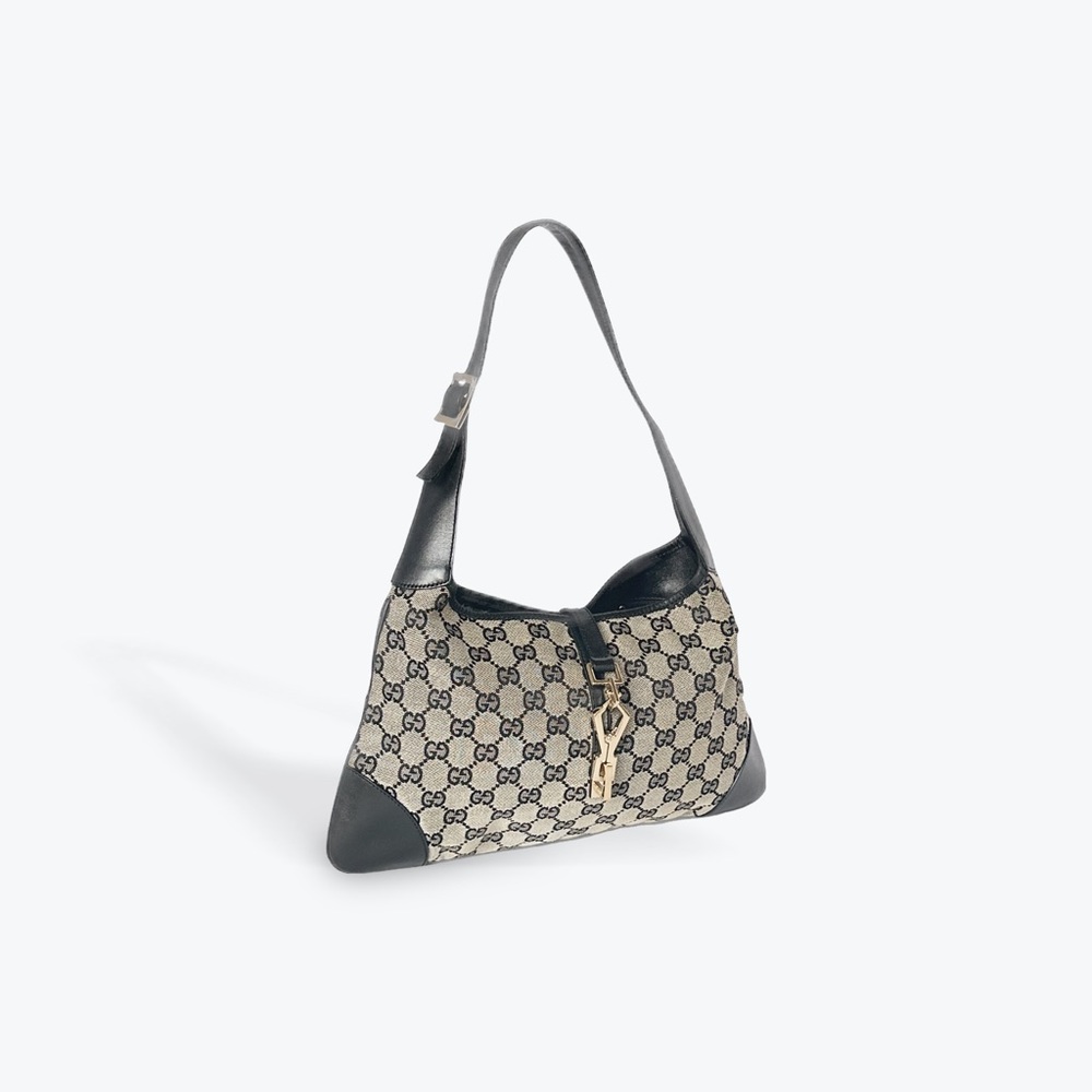 Authentic Gucci Jackie GG print Grey